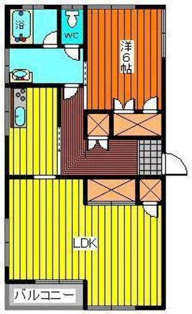 コーポラス三葉03の物件間取画像